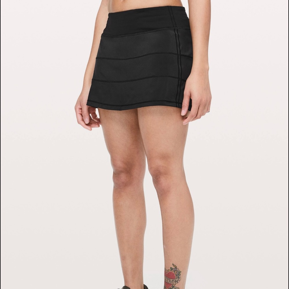 Lululemon Black Pace Rival Skirt
